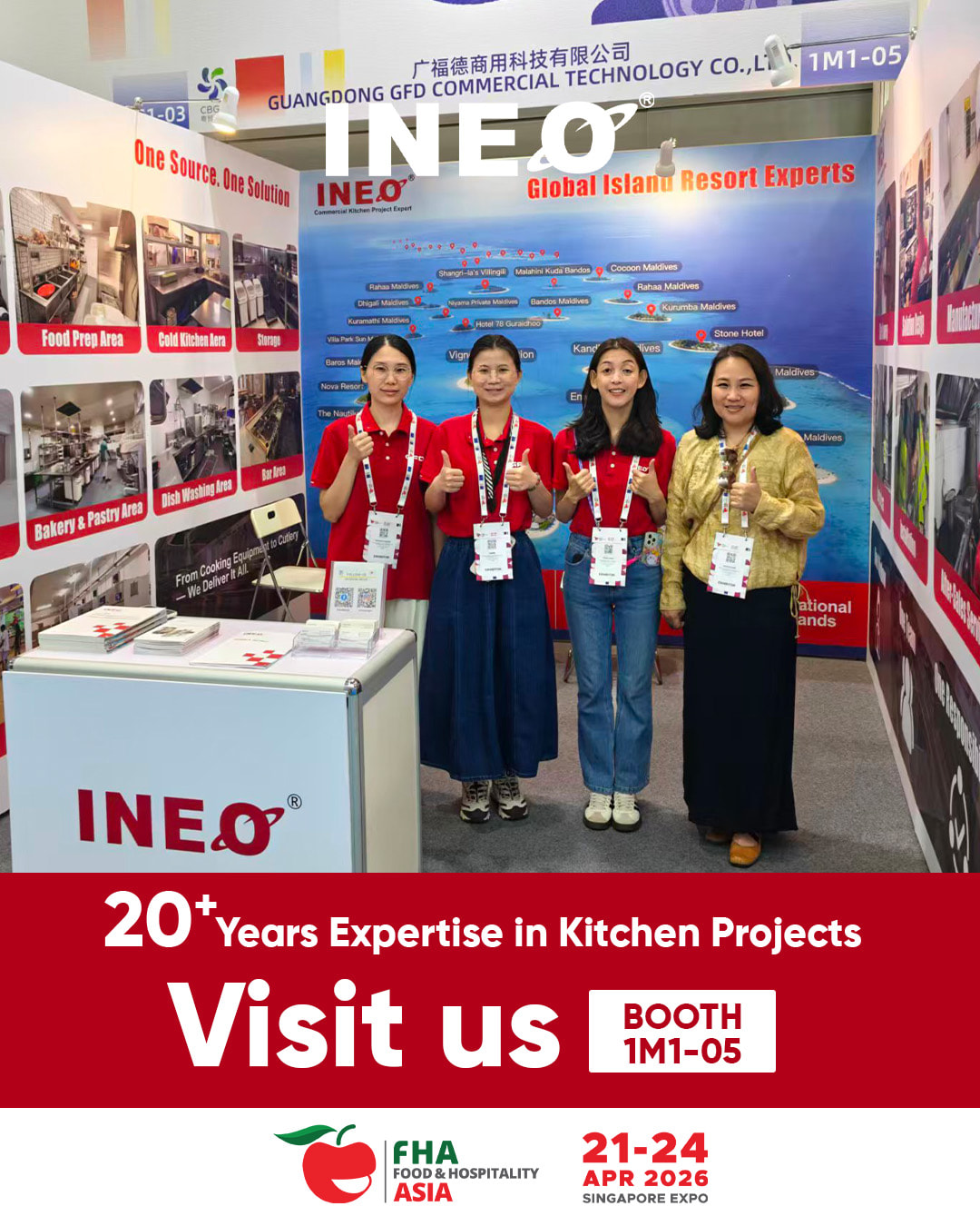 INEO at FHA 2026 - Commercial Kitchen Solutions for Resorts & Institutions