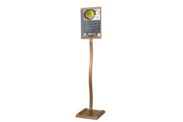 Matte Glazed Vertical Directional Sign Holder HS-SH03