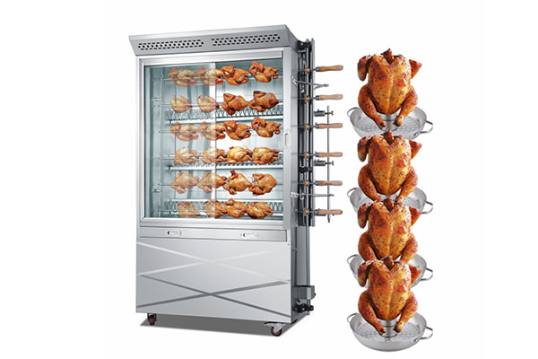 Rotating chicken roaster RSM302