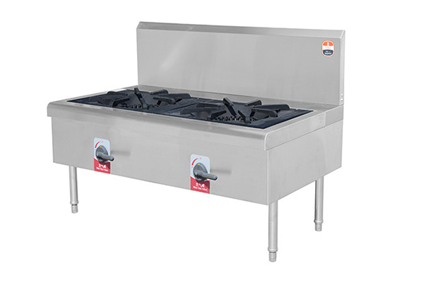 Self Suction Two Burner Low Soup Stove YCK-JB250