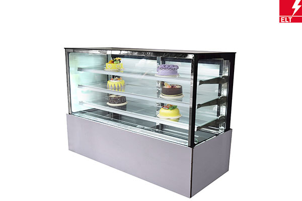 White Square Refrigerated Bakery Display Case with LED Lighting YRG-D01