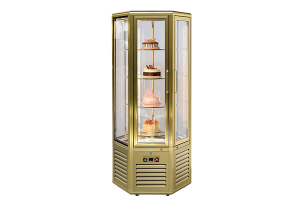 Gold Cake Chiller Bakery Display Case YRG-D03