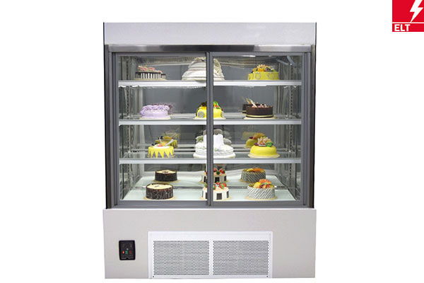 Square Cake Chiller Refrigerated Bakery Display Case YRG-D04