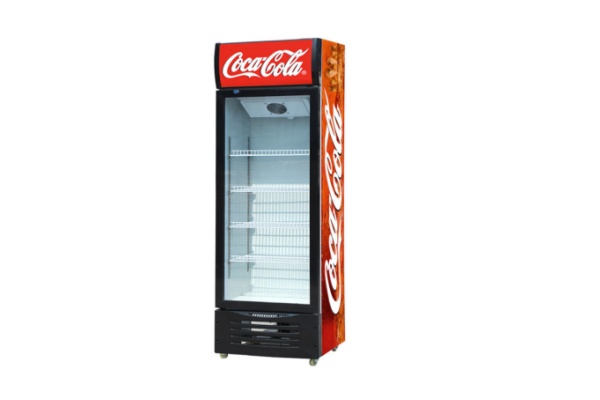 Upright-Chiller-Freezer Commercial Upright Beverage Chiller with 1 door Glass Display YRG-GD001