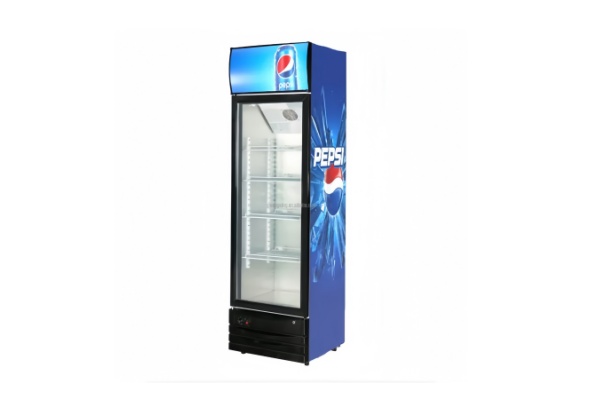 Commercial Upright Beverage Chiller with 1 door Glass Display YRG-GD002