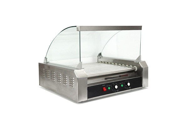 Eleven-stick hot-dog maker with warming case YSF-YD016