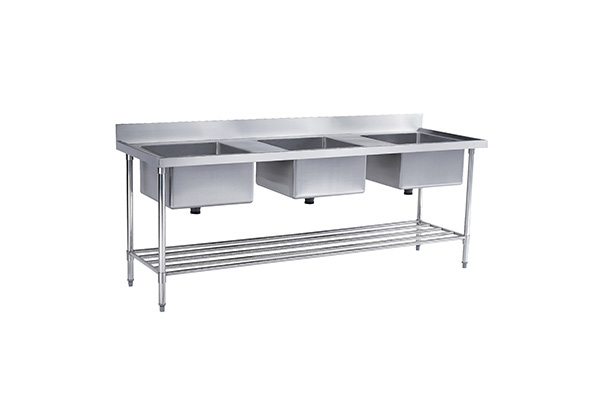 Tiple Sink Bench With Pot Shelf YSS-D331