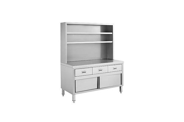 Bench Cabinet With Drawers & Over Shelves YSS-D500