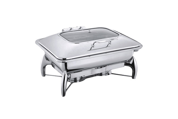 9L full size induction chafer(with galss lid) YSW-YH002