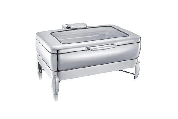 9L full size induction chafer   (with galss lid) YSW-YH024