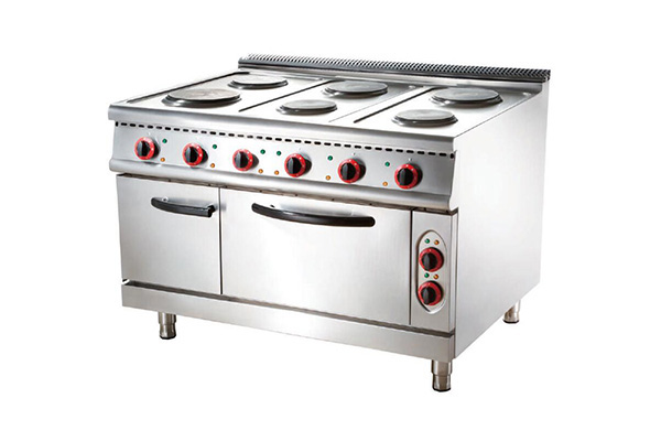 Commercial Electric 6-Plate Cooker With Oven YWK-J211