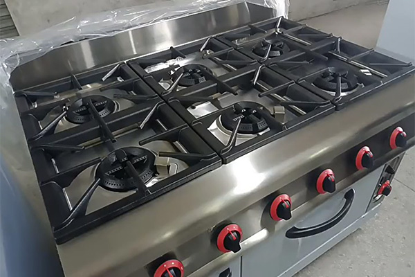 Cooking Stove 6-burner Gas Rang with Cabinet YWK-J239