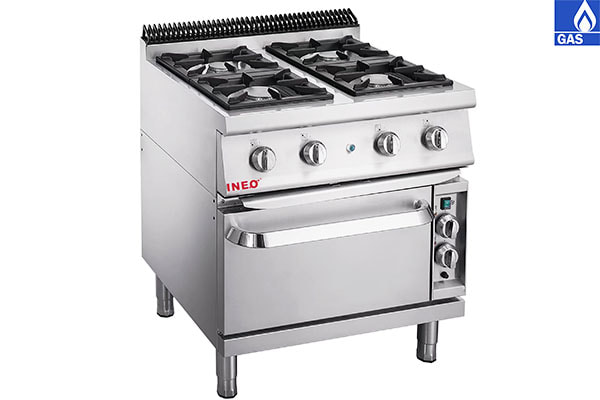 Cooking Stove 4-Burner Gas Range With Gas Oven YWK-JJ046