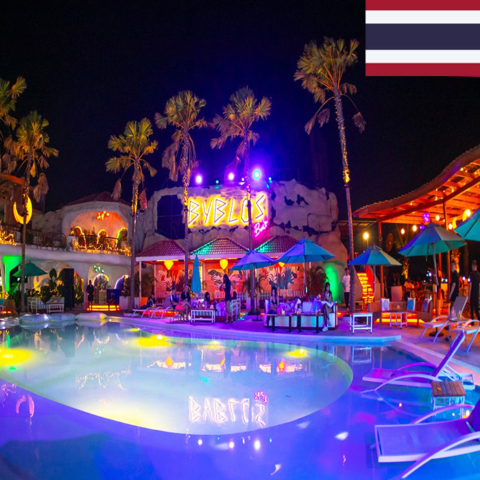 Byblos Beach Club Restaurant in Thailand