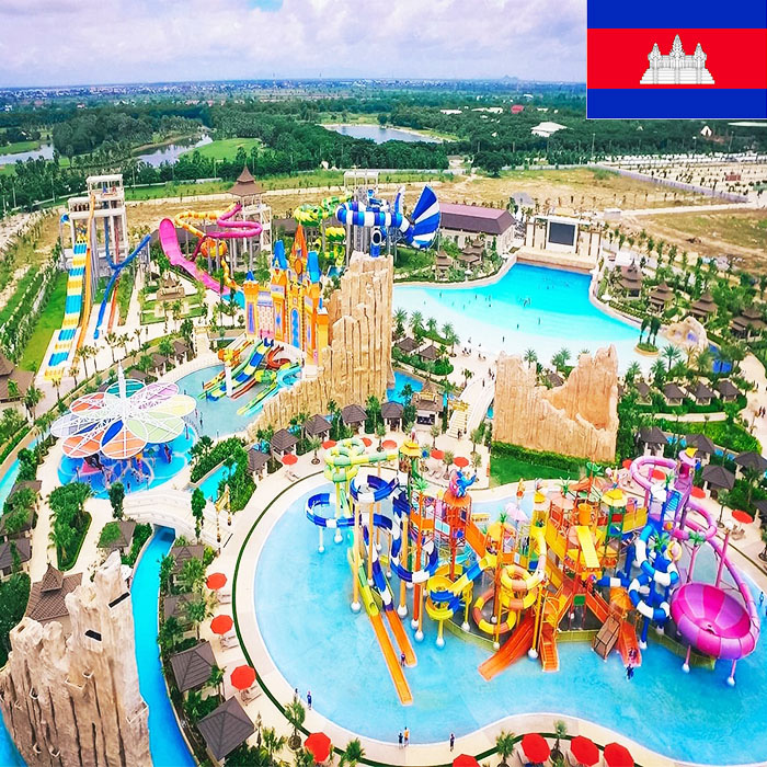 Garden City Water Park in Cambodia