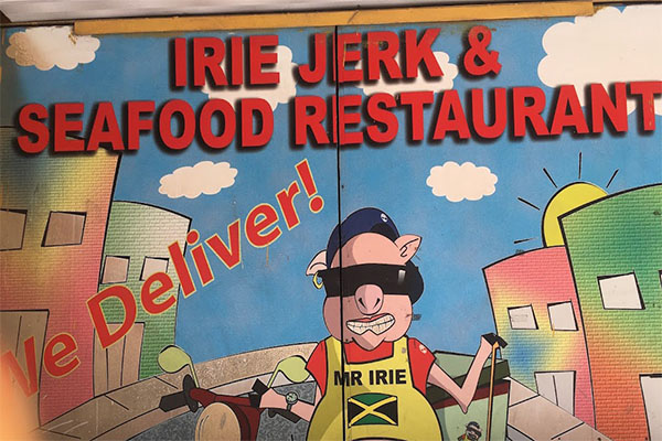 Irie Jerk and Seafood Restaurant in Jamaica