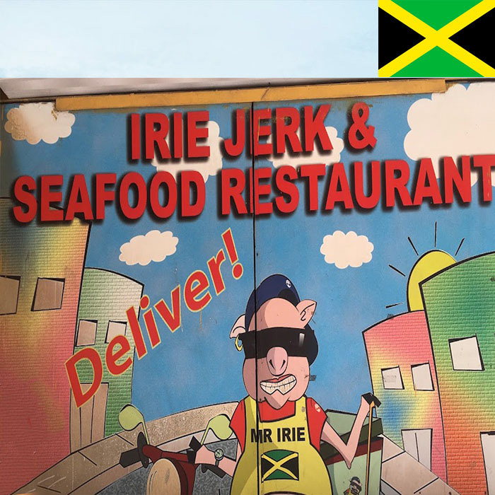 Irie Jerk and Seafood Restaurant in Jamaica