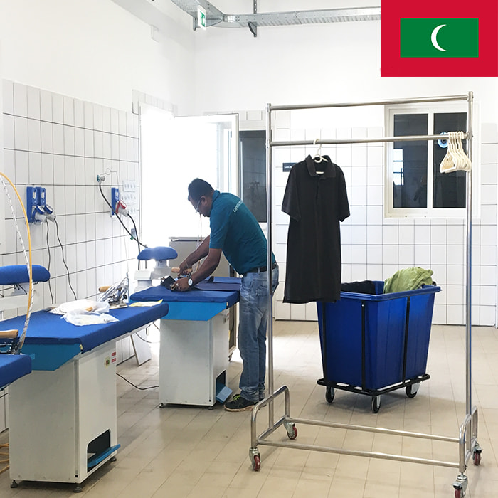 Resort Laundry Project in Maldives