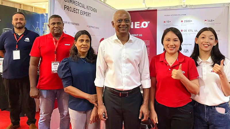 President of Maldives Endorses INEO Kitchen Projects at FHAM Exhibition